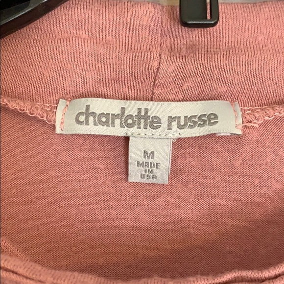 Unique Charlotte Russe top with neck wrap accent - Picture 5 of 5